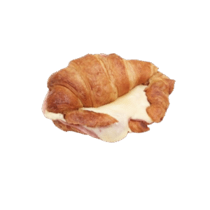 Croissant a la plancha con mantequilla y mermelada